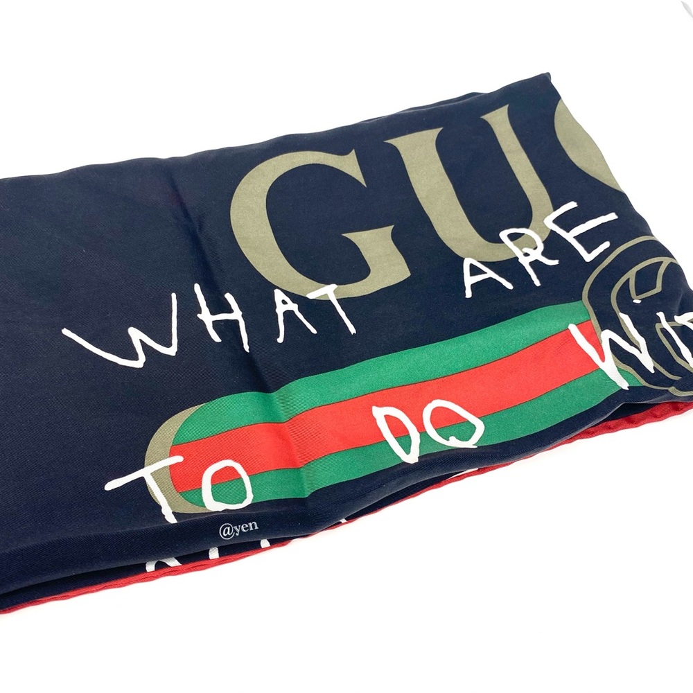 Gucci limited multicolor shawl tomorrow scarf - Picture 4 of 12